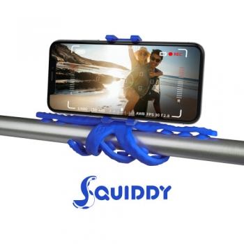 Selfie Handyhalterung Squiddy celly Saugknopf blau Stange Handybörse Linz kaufen